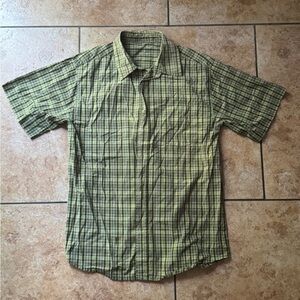 Men's Green Plaid Shirt